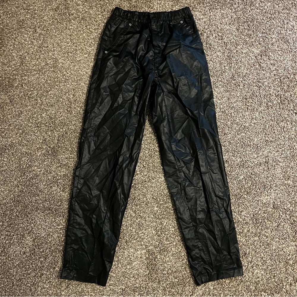 Vintage Garan faux leather black pants